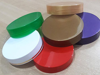 Tampa do pote plana baixa